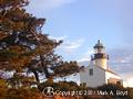 Old Point Loma Lighthouse at Sunset